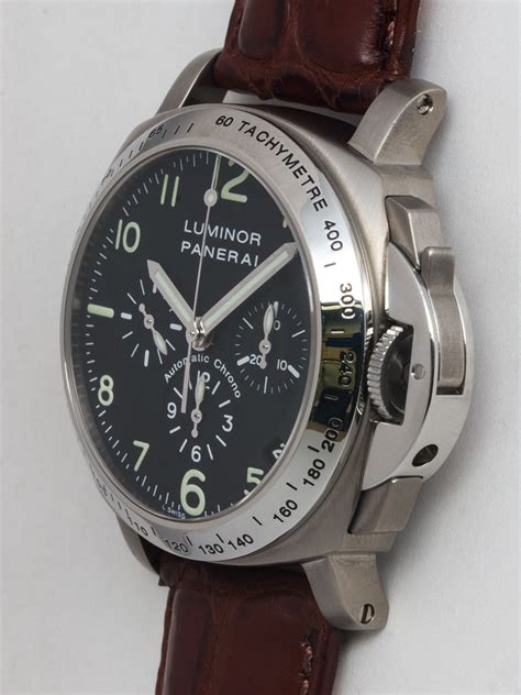 panerai luminor 40mm automatic chrono pam 74 price|panerai luminor pam 00074.